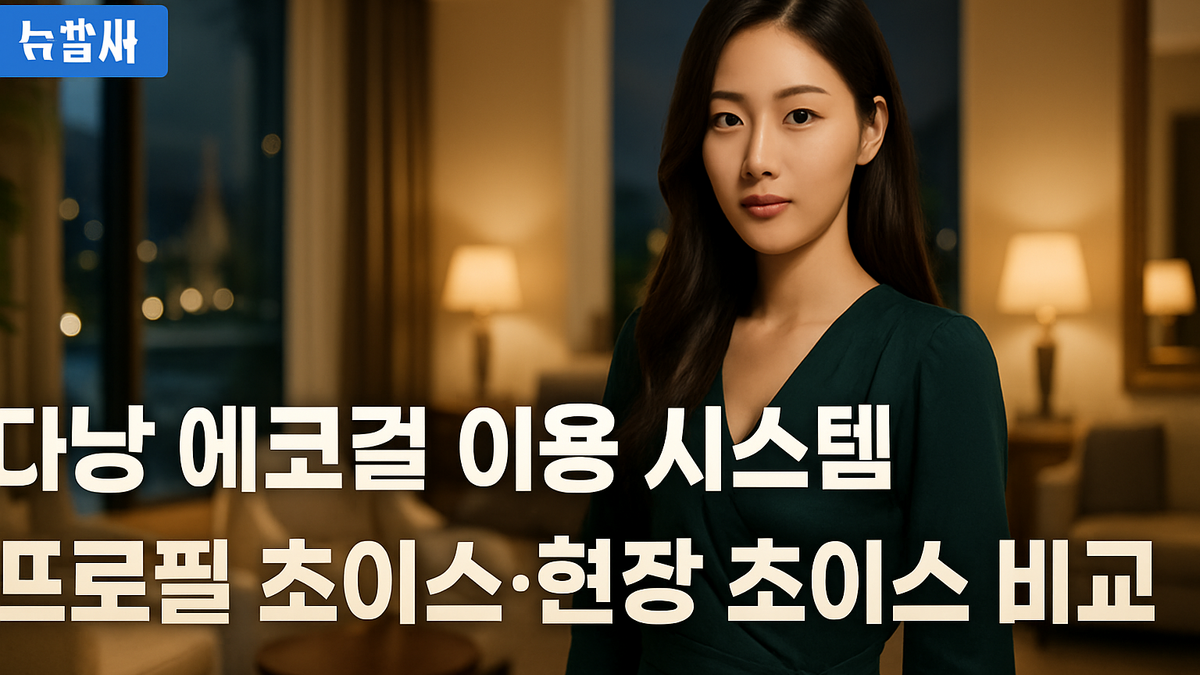 다낭 에코걸 초이스 방식 비교