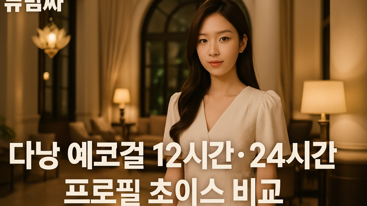 다낭 에코걸 12시간·24시간 프로필 초이스 차이 정리