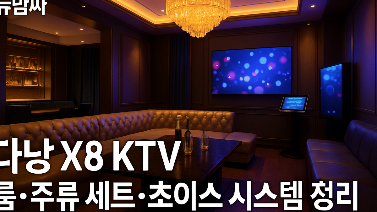 다낭 X8 KTV 룸·주류 세트·초이스 시스템 정리